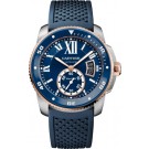 fake Calibre de Cartier Diver blue watch W2CA0009