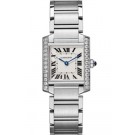Best Cartier Tank Francaise Silver Dial Ladies W4TA0009 Replica Watch sale