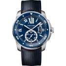 fake Calibre de Cartier Diver blue watch WSCA0010