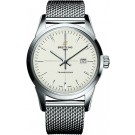 Breitling Transocean Mercury Silver Dial Automatic Stainless Steel Mens Watch A1036012/G721