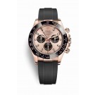 Rolex Cosmograph Daytona 18 ct Everose gold 116515LN Pink black Dial Watch fake