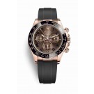 Rolex Cosmograph Daytona 18 ct Everose gold 116515LN Chocolate Dial Watch fake