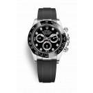 Rolex Cosmograph Daytona 18 ct white gold 116519LN Black set diamonds Dial Watch fake