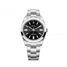 Rolex Oyster Perpetual 41 Bright Black Dial Oyster Bracelet replica