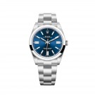 Rolex Oyster Perpetual 41 Bright Blue Dial Oyster Bracelet replica