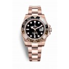 Rolex GMT-Master II 18 ct Everose gold – 126715CHNR Black Dial Watch fake