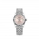Rolex Datejust 31 White Rolesor pink dial Jubilee bracelet replica