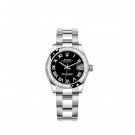 Rolex Datejust 31 White Rolesor black dial Oyster bracelet replica