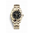 fake Rolex Pearlmaster 34mm yellow gold 81318 watch (10 dials option) Watch